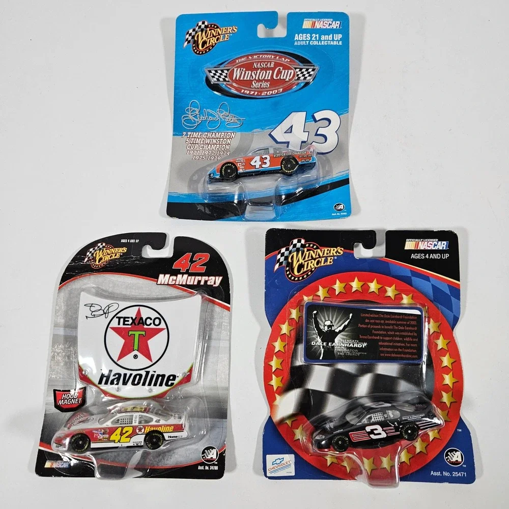 Winners Circle NASCAR Diecast Lot Dale Earnhardt Richard Petty Jamie McMurray